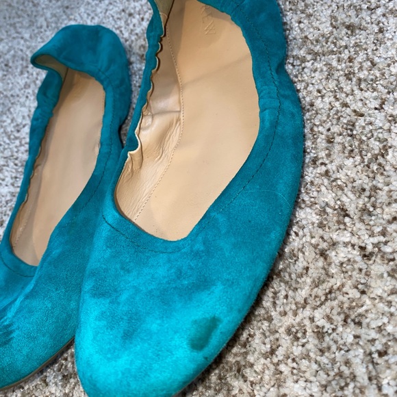 J. Crew Women's Vibrant Teal Flats - Picture 4 of 5